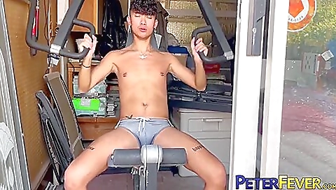 Spanish blonde and dildo fucking