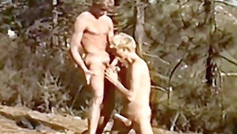 Blonde girl takes a huge cock